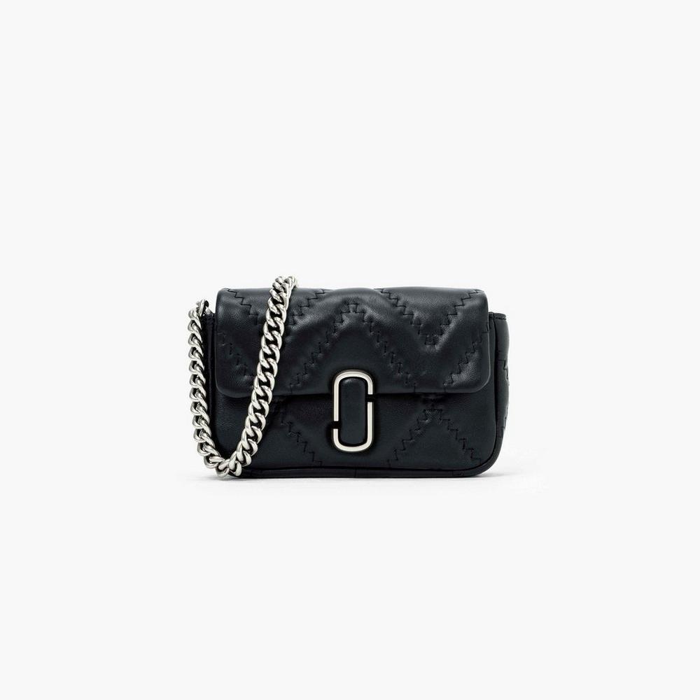 Marc Jacobs Prešívané Leather J Marc Mini Tašky Damske Čierne | IGPR-03498