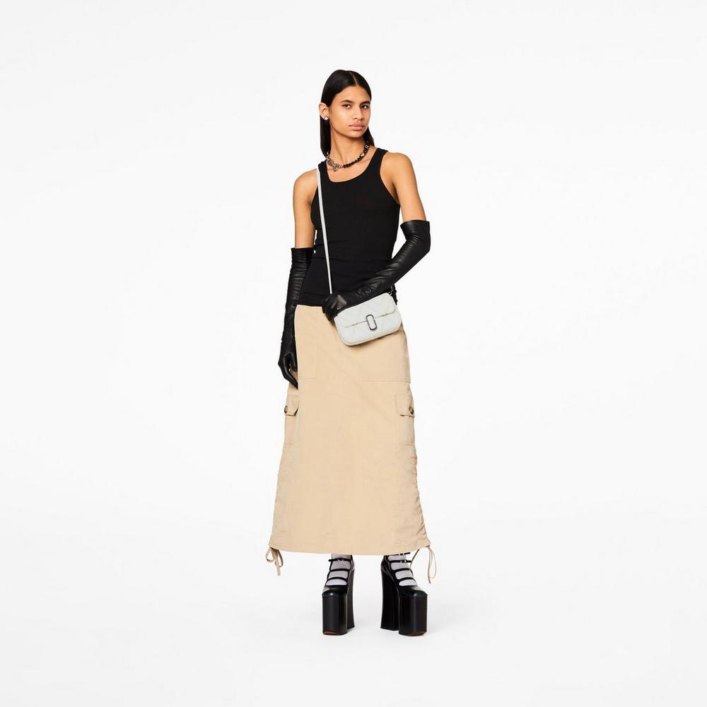 Marc Jacobs Prešívané Leather J Marc Mini Tašky Damske Biele | PLJW-50286