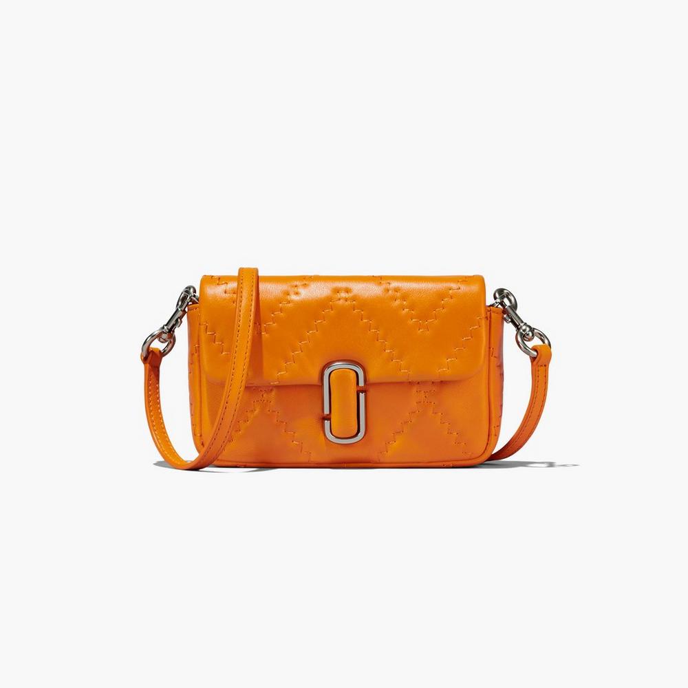 Marc Jacobs Prešívané Leather J Marc Mini Tašky Damske Darkorange | UDKZ-39675