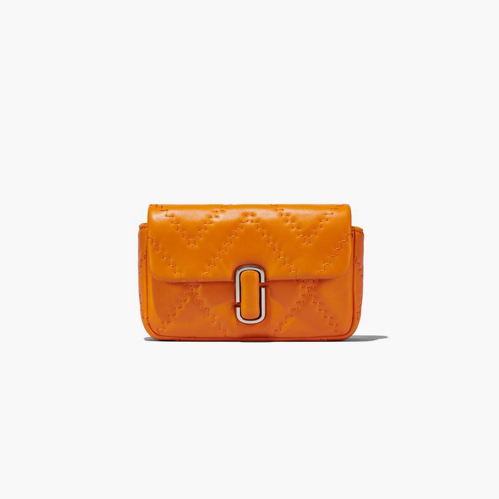 Marc Jacobs Prešívané Leather J Marc Mini Tašky Damske Darkorange | UDKZ-39675