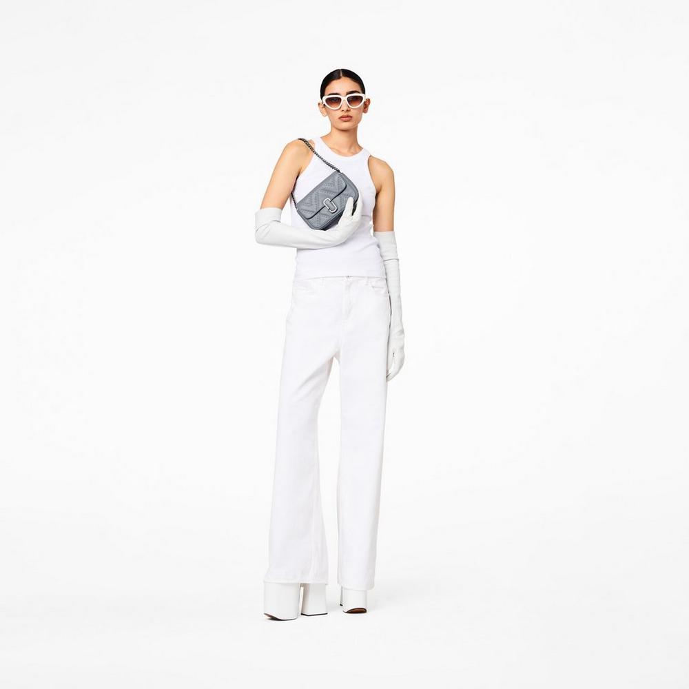 Marc Jacobs Prešívané Leather J Marc Mini Tašky Damske Siva | VXJI-19328