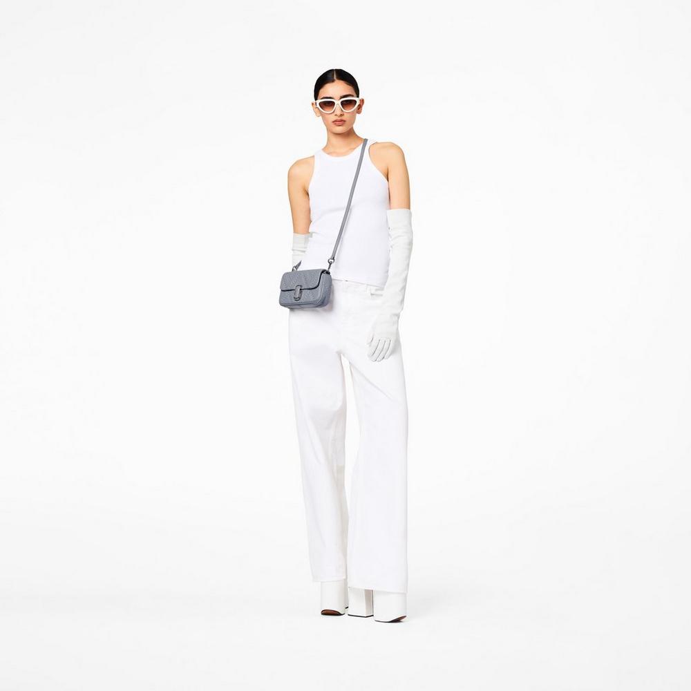 Marc Jacobs Prešívané Leather J Marc Mini Tašky Damske Siva | VXJI-19328
