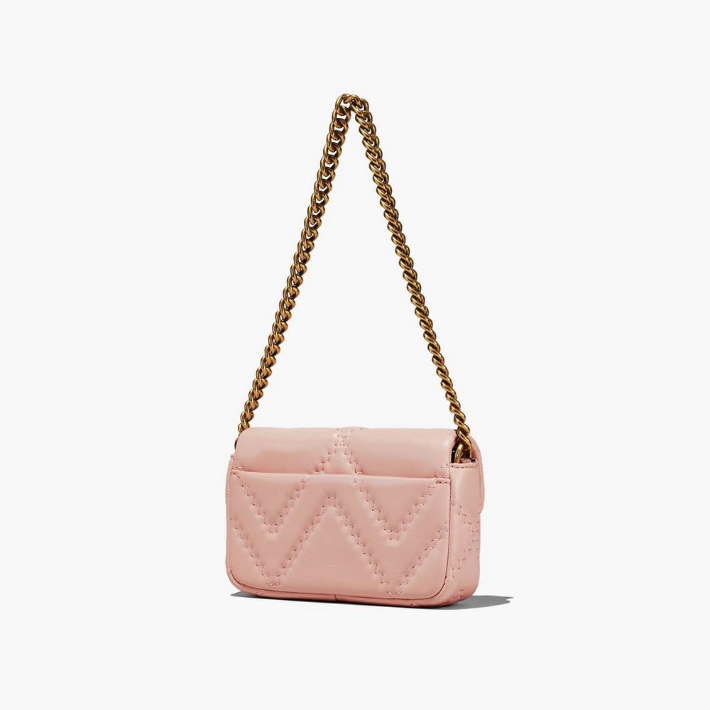 Marc Jacobs Prešívané Leather J Marc Mini Tašky Damske Ruzove | WSRV-52869
