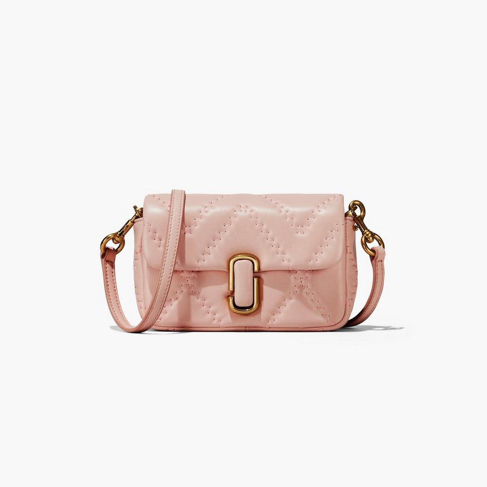 Marc Jacobs Prešívané Leather J Marc Mini Tašky Damske Ruzove | WSRV-52869