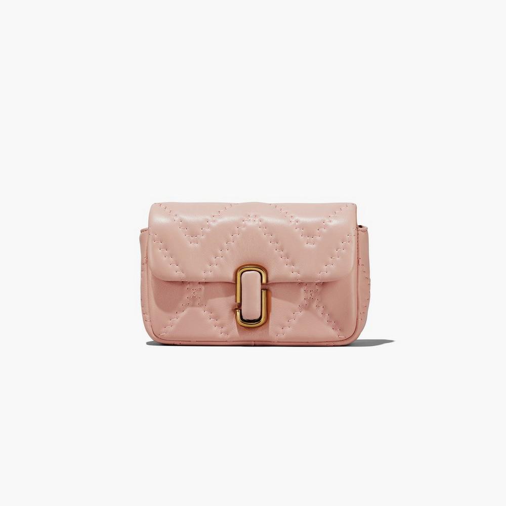 Marc Jacobs Prešívané Leather J Marc Mini Tašky Damske Ruzove | WSRV-52869