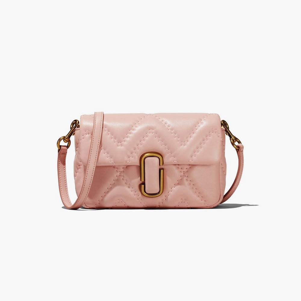 Marc Jacobs Prešívané Leather J Marc Taška Cez Rameno Damske Ruzove | TAOP-48931