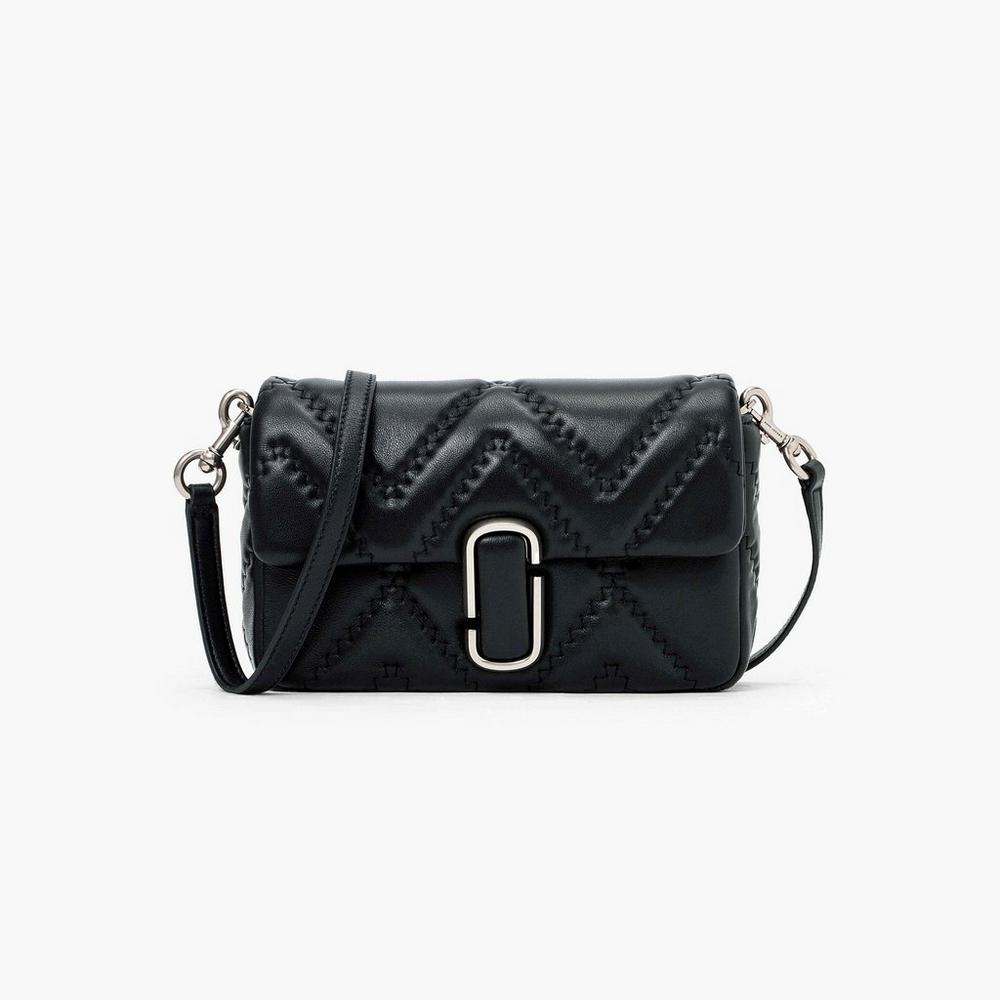 Marc Jacobs Prešívané Leather J Marc Taška Cez Rameno Damske Čierne | TKVR-64290