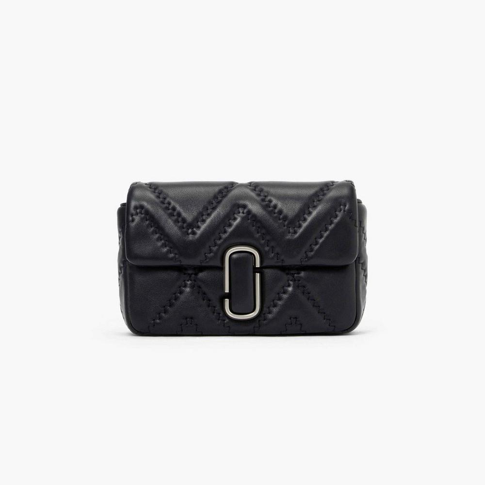 Marc Jacobs Prešívané Leather J Marc Taška Cez Rameno Damske Čierne | TKVR-64290