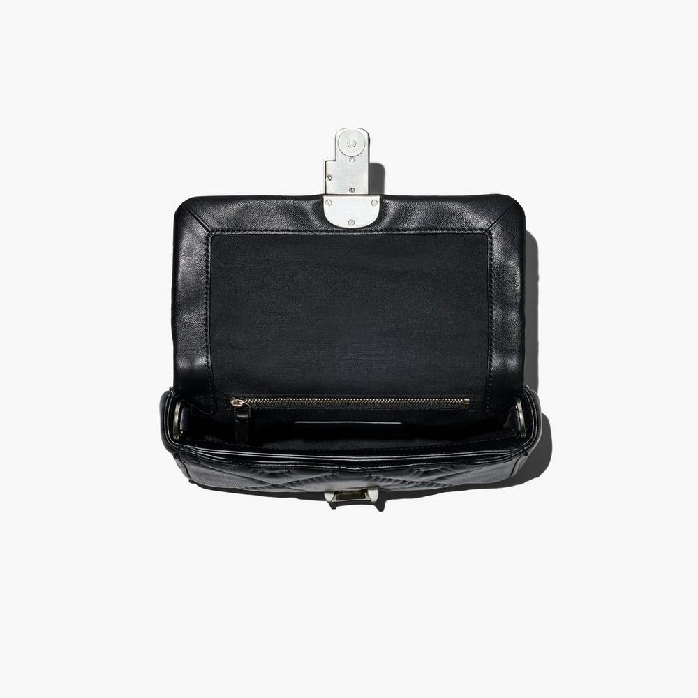 Marc Jacobs Prešívané Leather J Marc Taška Cez Rameno Damske Čierne | TKVR-64290