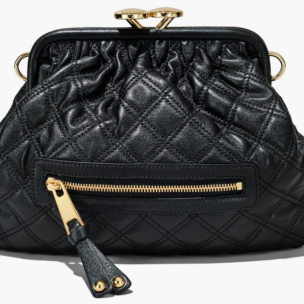 Marc Jacobs Re-Edition Prešívané Leather Little Taška Cez Rameno Damske Čierne | BYFN-74598