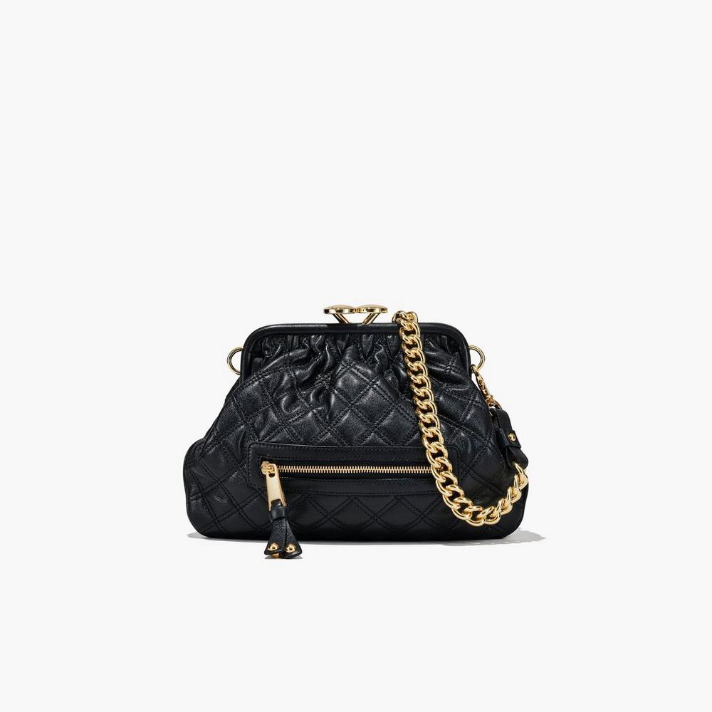 Marc Jacobs Re-Edition Prešívané Leather Little Taška Cez Rameno Damske Čierne | BYFN-74598