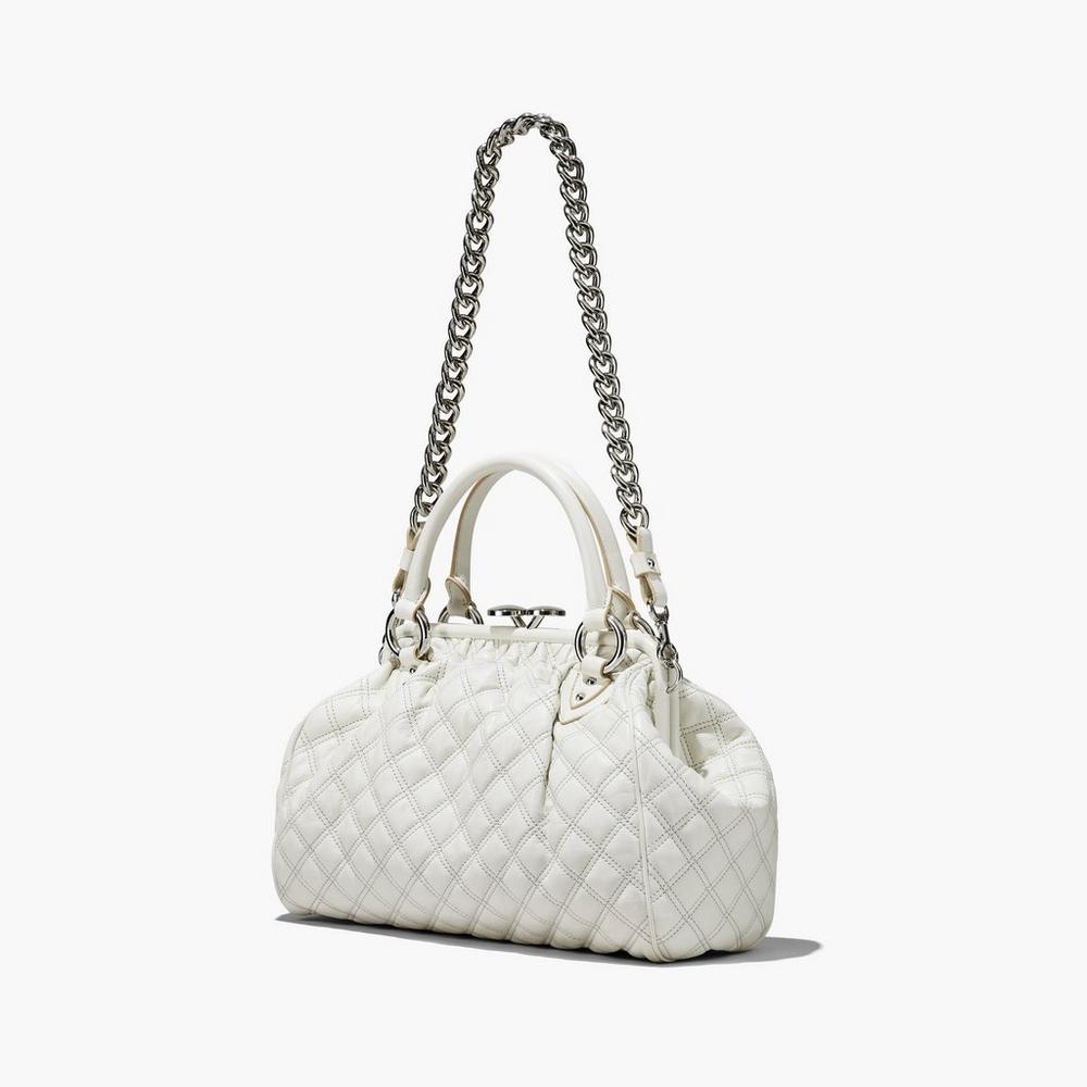 Marc Jacobs Re-Edition Prešívané Leather Taška Cez Rameno Damske Biele | SDBO-37564