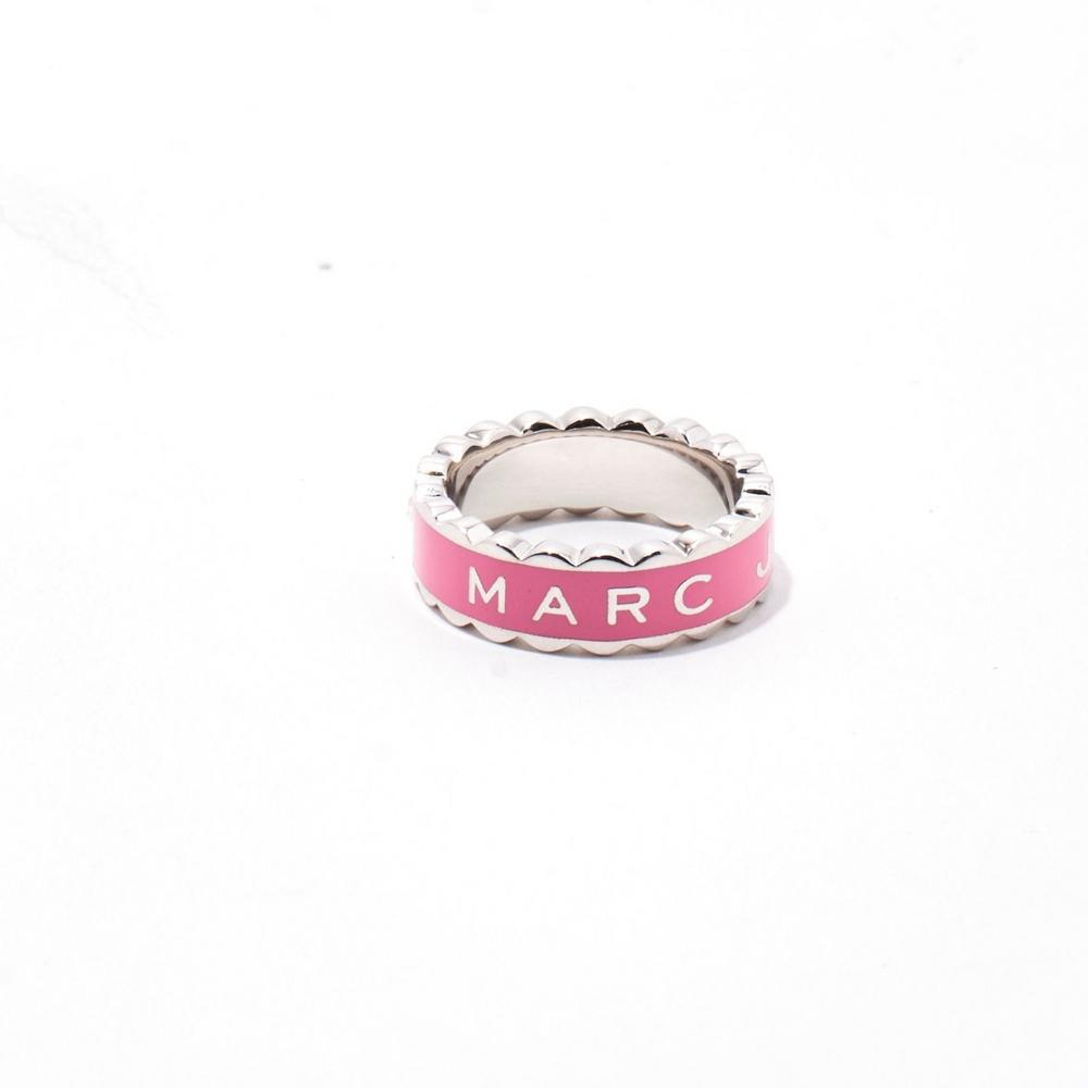 Marc Jacobs Scallop Medallion Prstene Damske Ruzove Strieborne | UPDL-06534