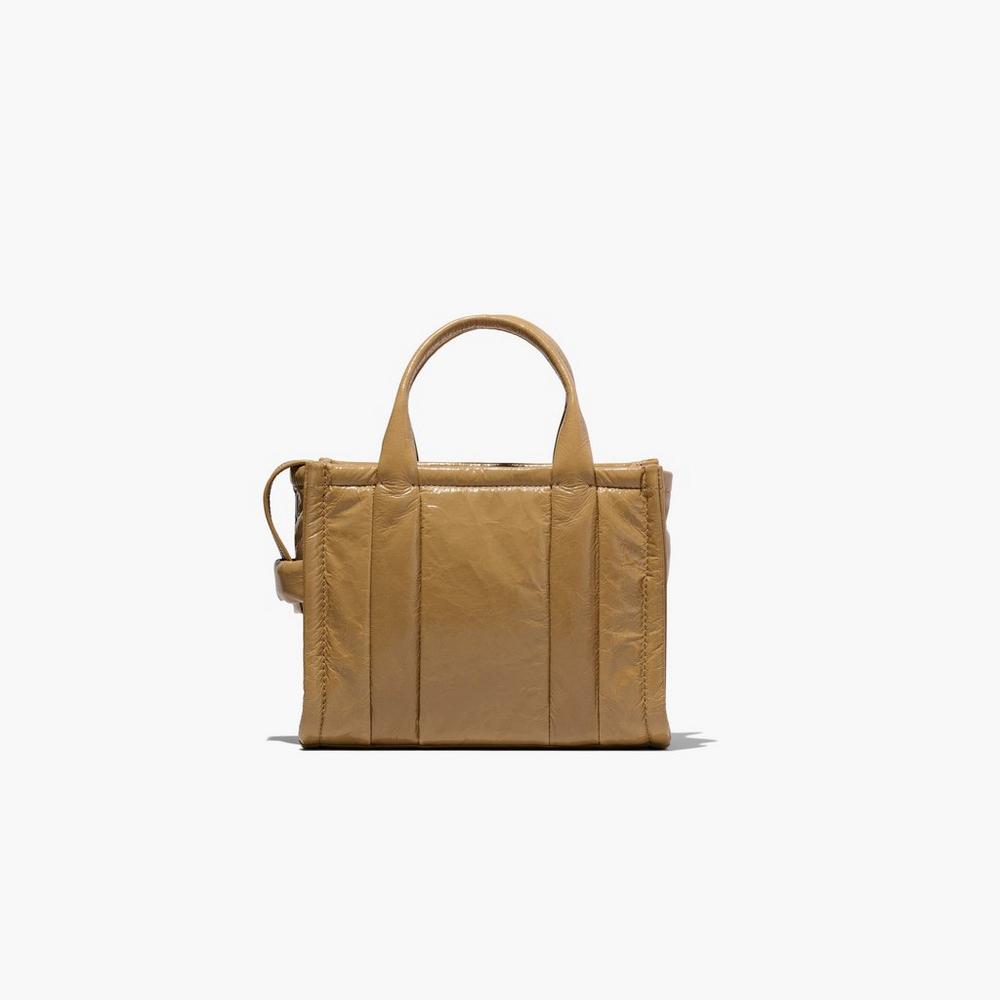 Marc Jacobs Shiny Crinkle Mini Tote Mini Tašky Damske Svetlo Hnede | LTXS-78925