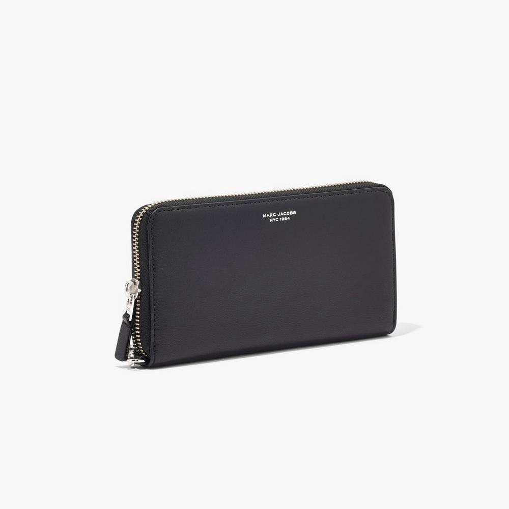 Marc Jacobs Slim 84 Continental Wristlet Velke Penazenky Damske Čierne | BKDO-14398