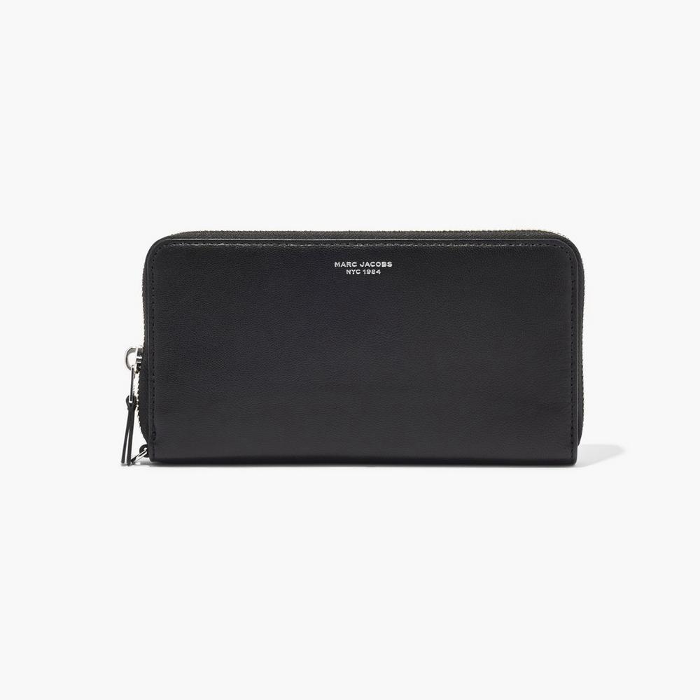 Marc Jacobs Slim 84 Continental Wristlet Velke Penazenky Damske Čierne | BKDO-14398