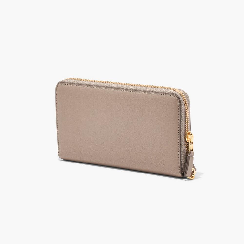 Marc Jacobs Slim 84 Continental Wristlet Velke Penazenky Damske Hnede | CUJZ-89502