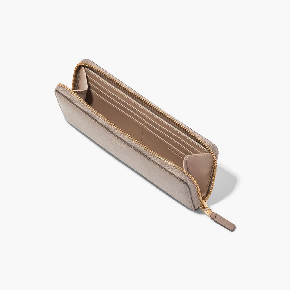 Marc Jacobs Slim 84 Continental Wristlet Velke Penazenky Damske Hnede | CUJZ-89502