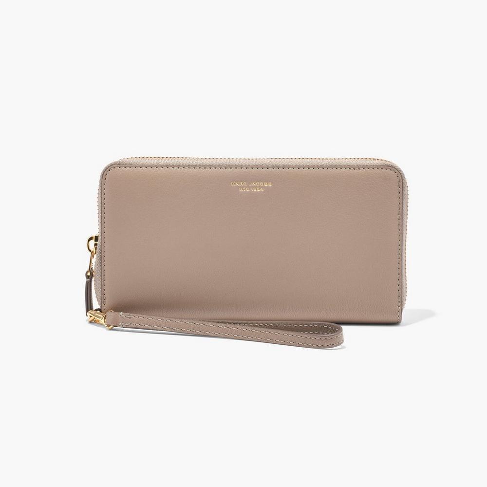 Marc Jacobs Slim 84 Continental Wristlet Velke Penazenky Damske Hnede | CUJZ-89502