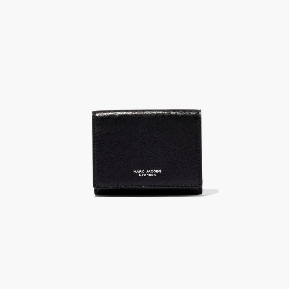 Marc Jacobs Slim 84 Medium Trifold Velke Penazenky Damske Čierne | ISMC-74532