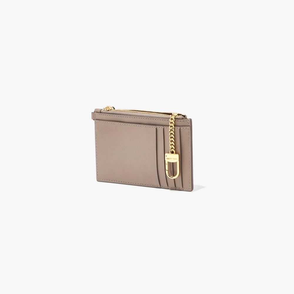 Marc Jacobs Slim 84 Top Zip Wristlet Male Penazenky Damske Hnede | PEDX-29340