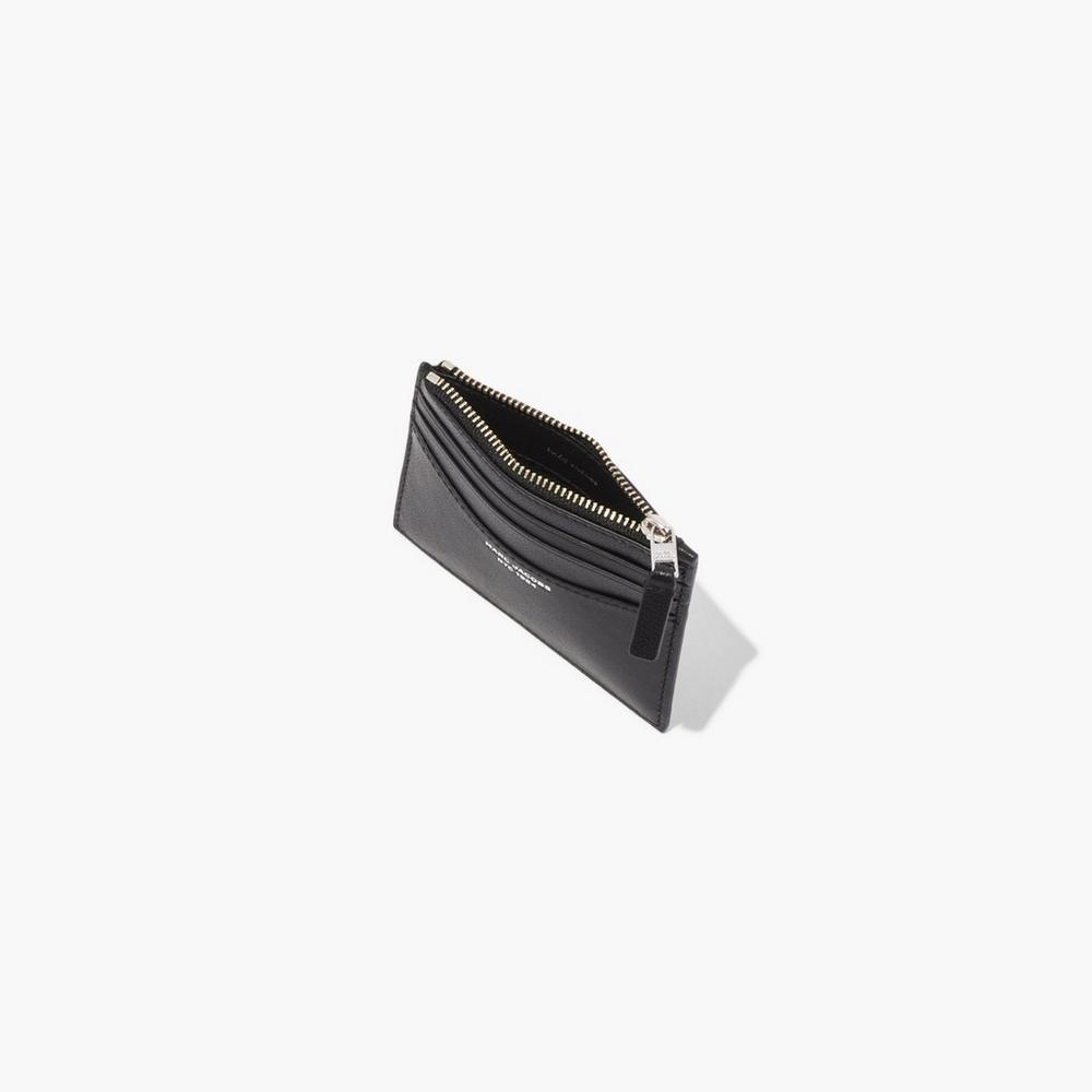 Marc Jacobs Slim 84 Zip Puzdro Na Kartu Damske Čierne | IMES-62175