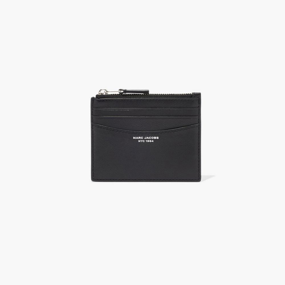 Marc Jacobs Slim 84 Zip Puzdro Na Kartu Damske Čierne | IMES-62175