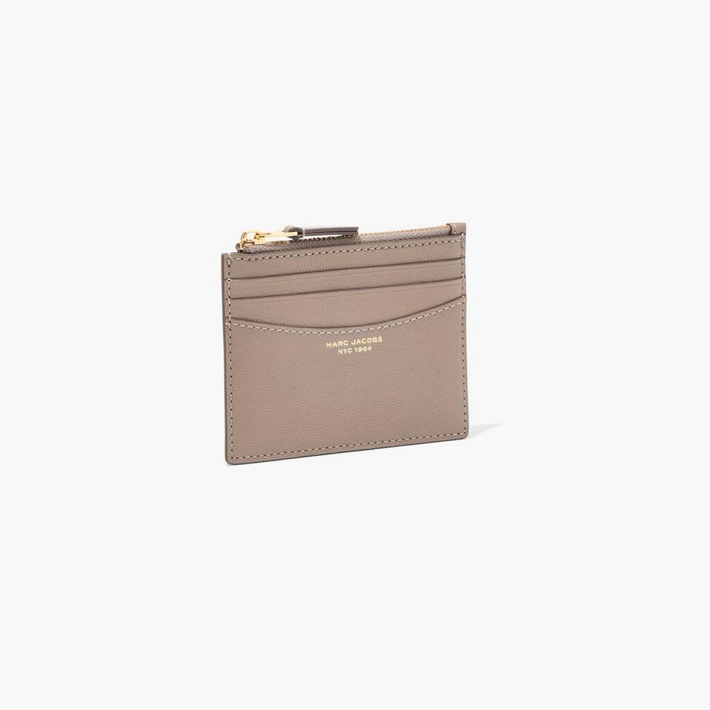 Marc Jacobs Slim 84 Zip Puzdro Na Kartu Damske Hnede | VROS-07268