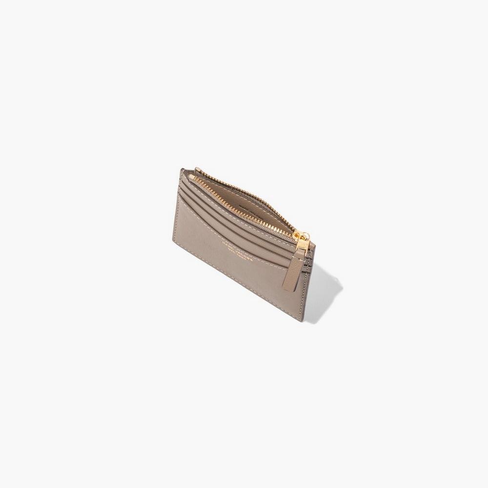 Marc Jacobs Slim 84 Zip Puzdro Na Kartu Damske Hnede | VROS-07268