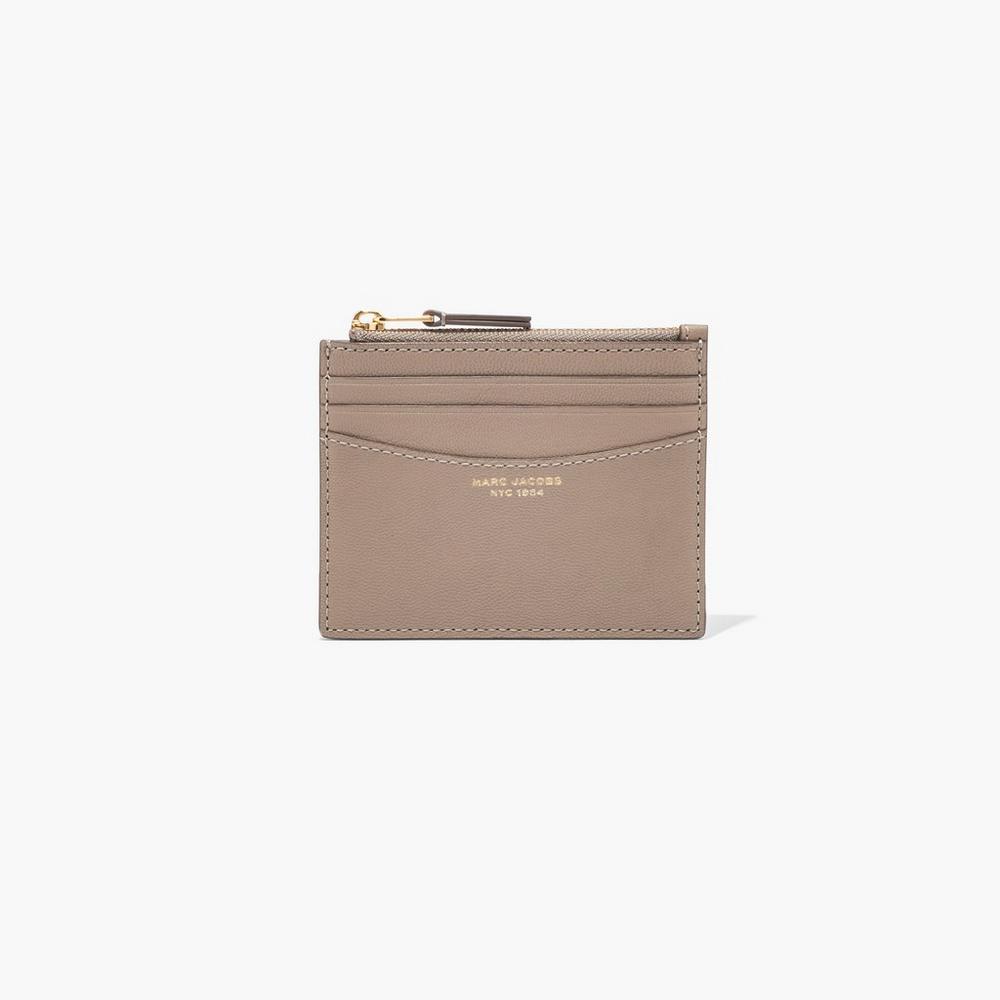 Marc Jacobs Slim 84 Zip Puzdro Na Kartu Damske Hnede | VROS-07268