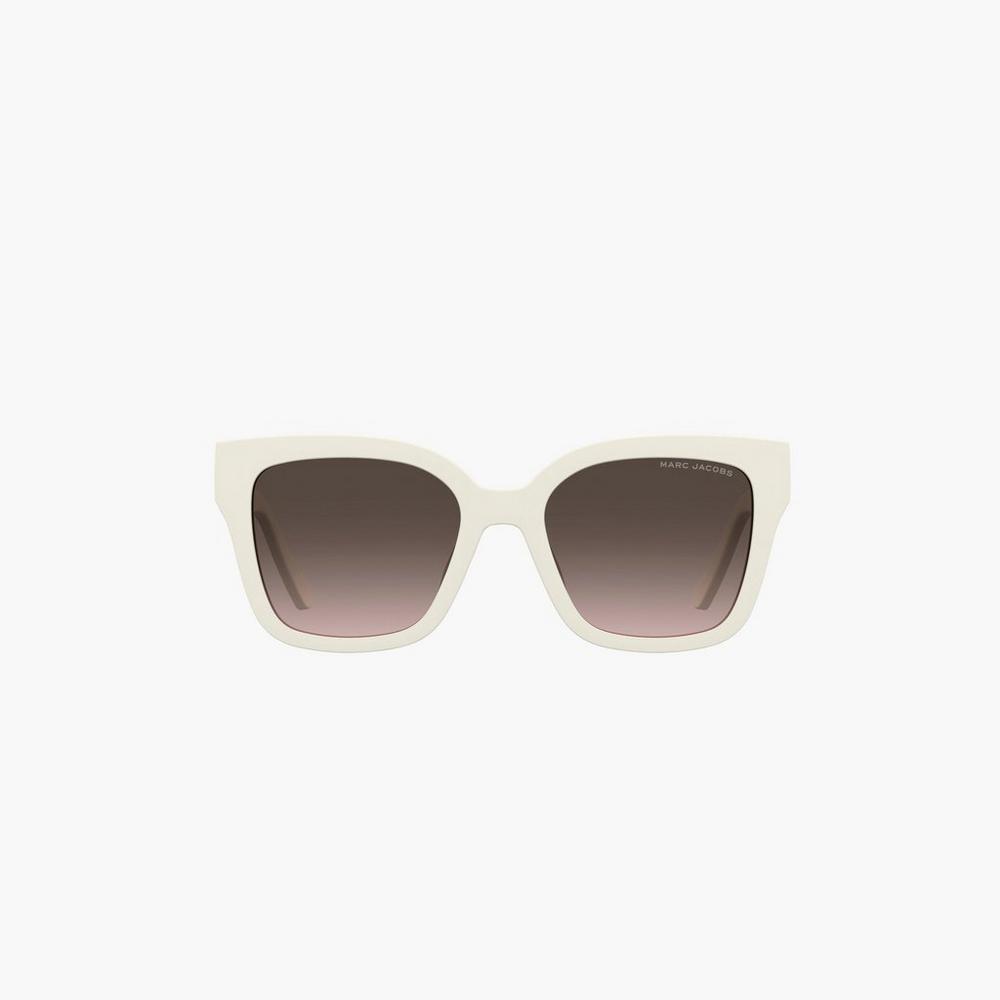 Marc Jacobs Square Slnecne Okuliare Damske Ivory | QABZ-42381