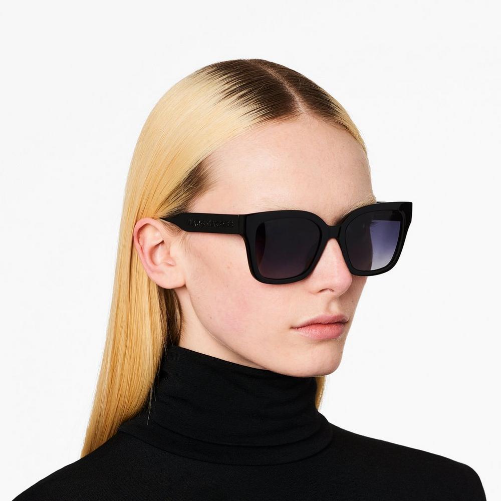 Marc Jacobs Square Slnecne Okuliare Damske Čierne | THGP-49502
