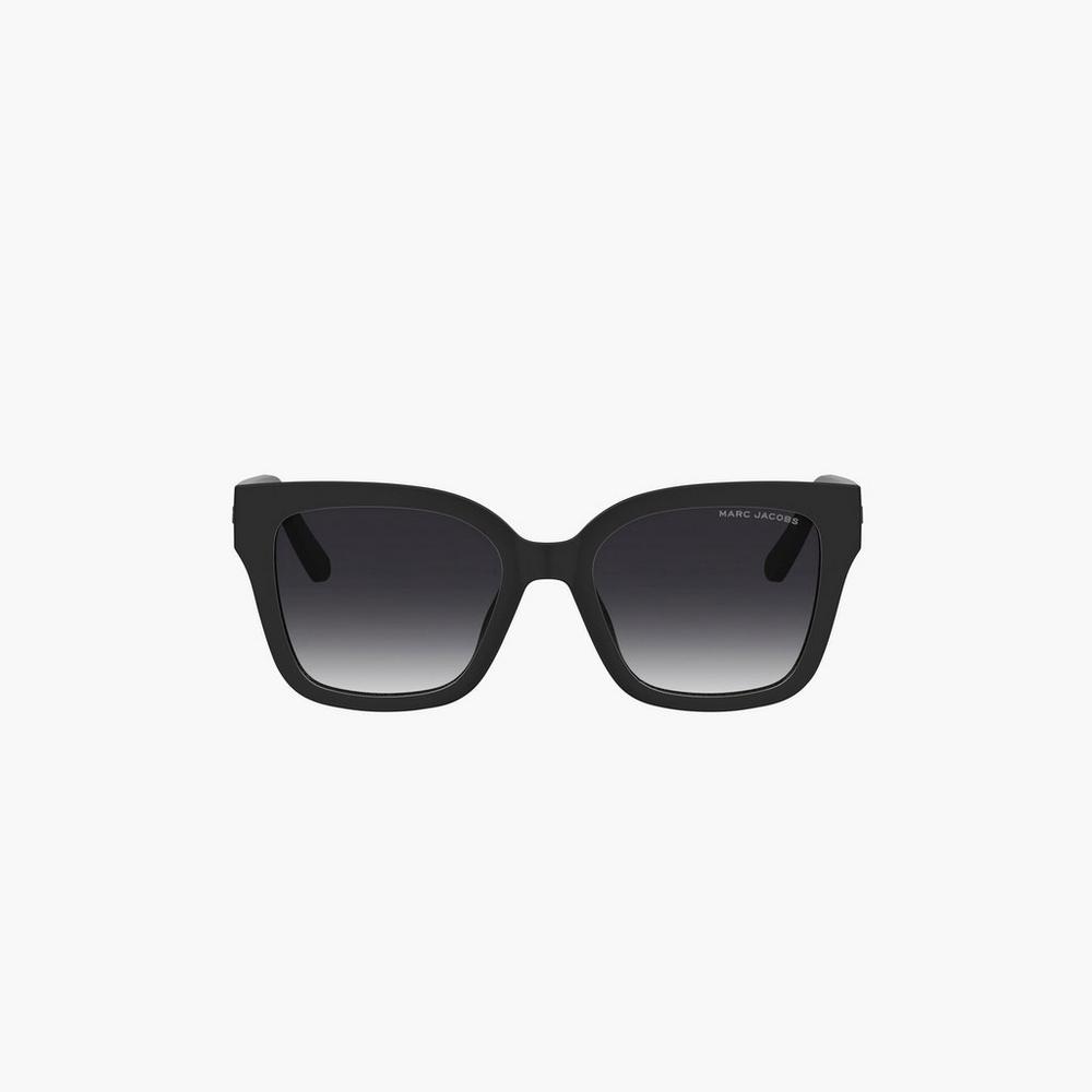 Marc Jacobs Square Slnecne Okuliare Damske Čierne | THGP-49502