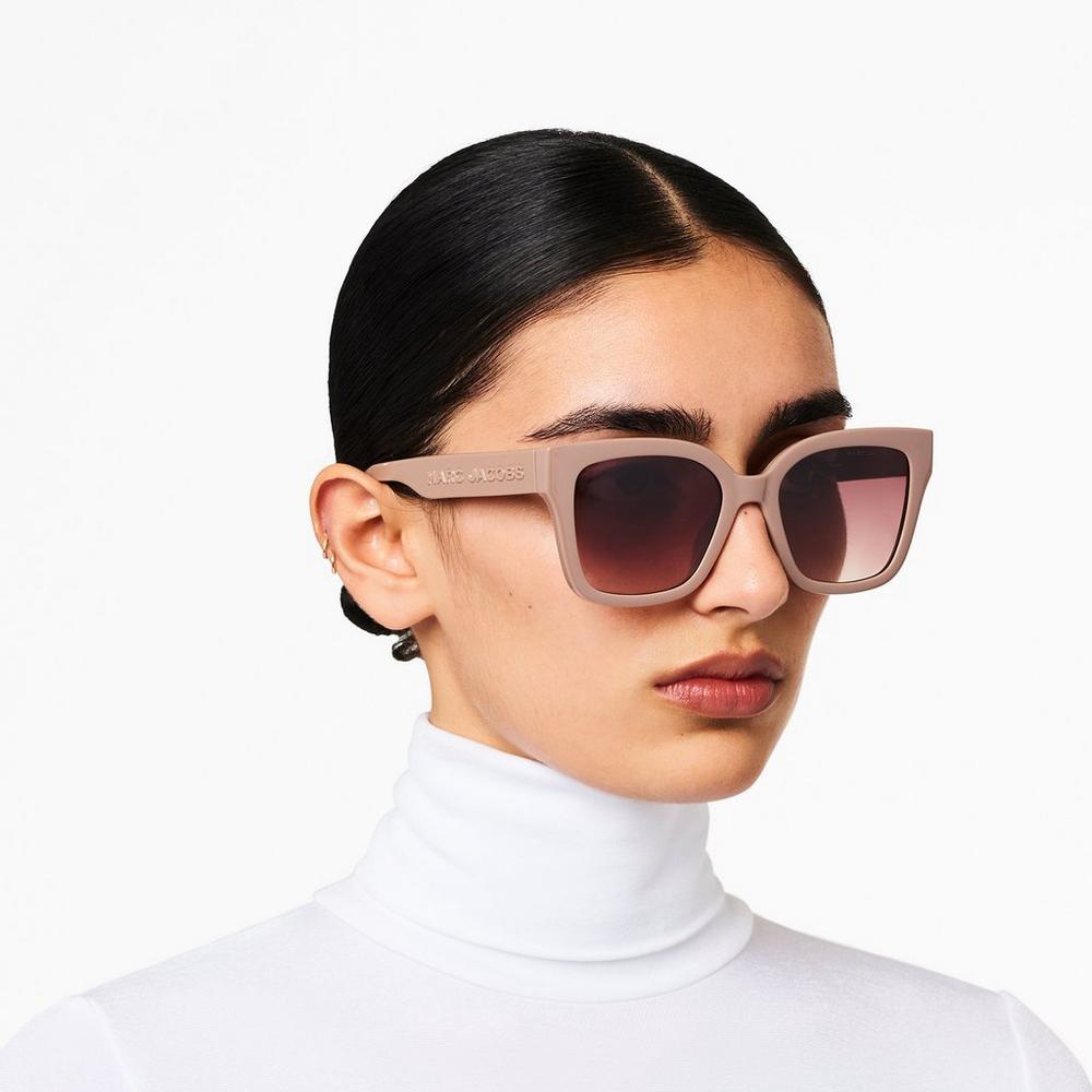 Marc Jacobs Square Slnecne Okuliare Damske Béžové | YTBG-20395