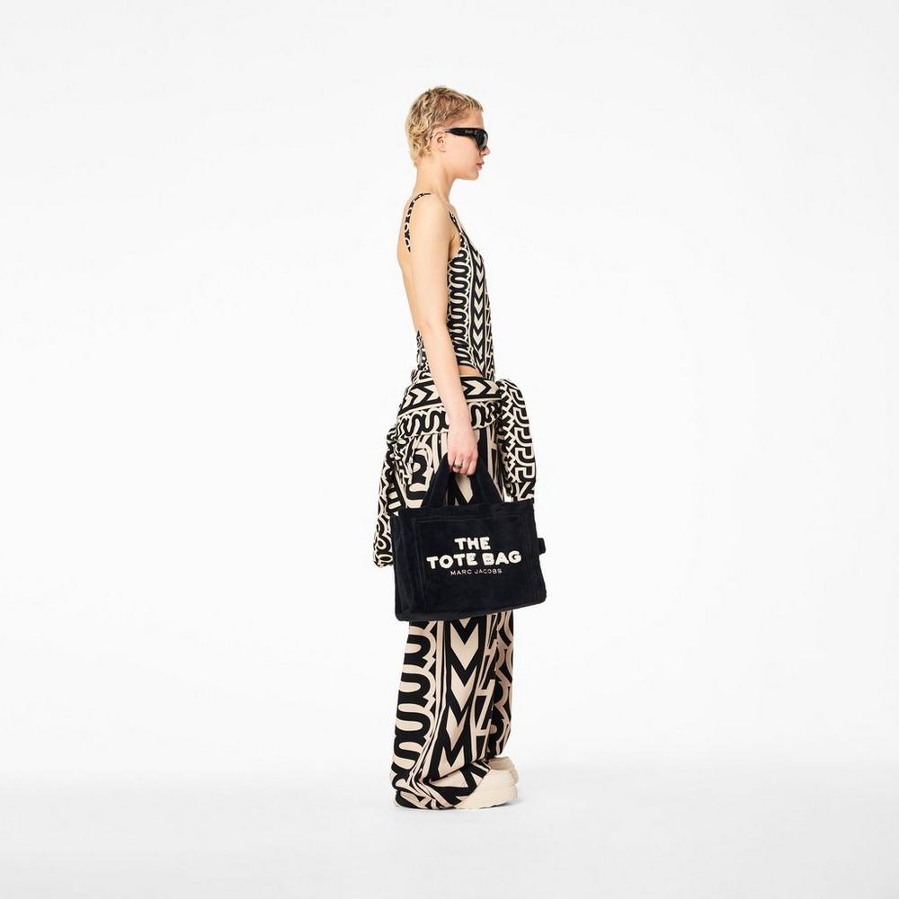 Marc Jacobs Terry Medium Prenosná Taška Damske Čierne | LFSK-34180