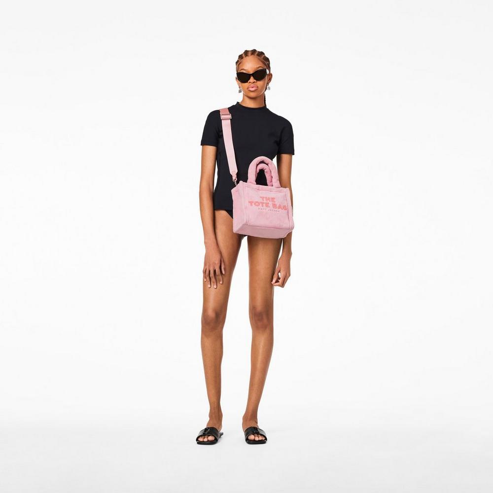 Marc Jacobs Terry Mini Crossbody Kabelka Damske Svetlo Ruzove | HNYF-57362