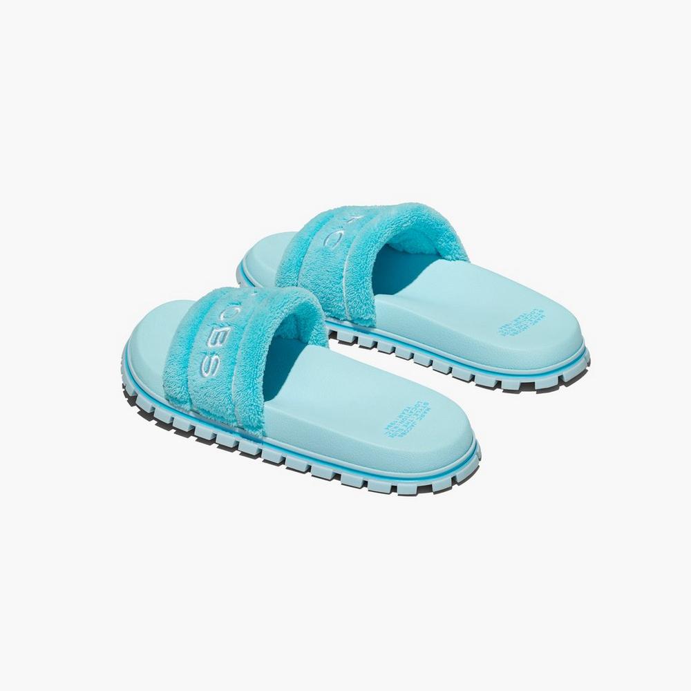 Marc Jacobs Terry Slide Damske Darkturquoise | OJDT-32948