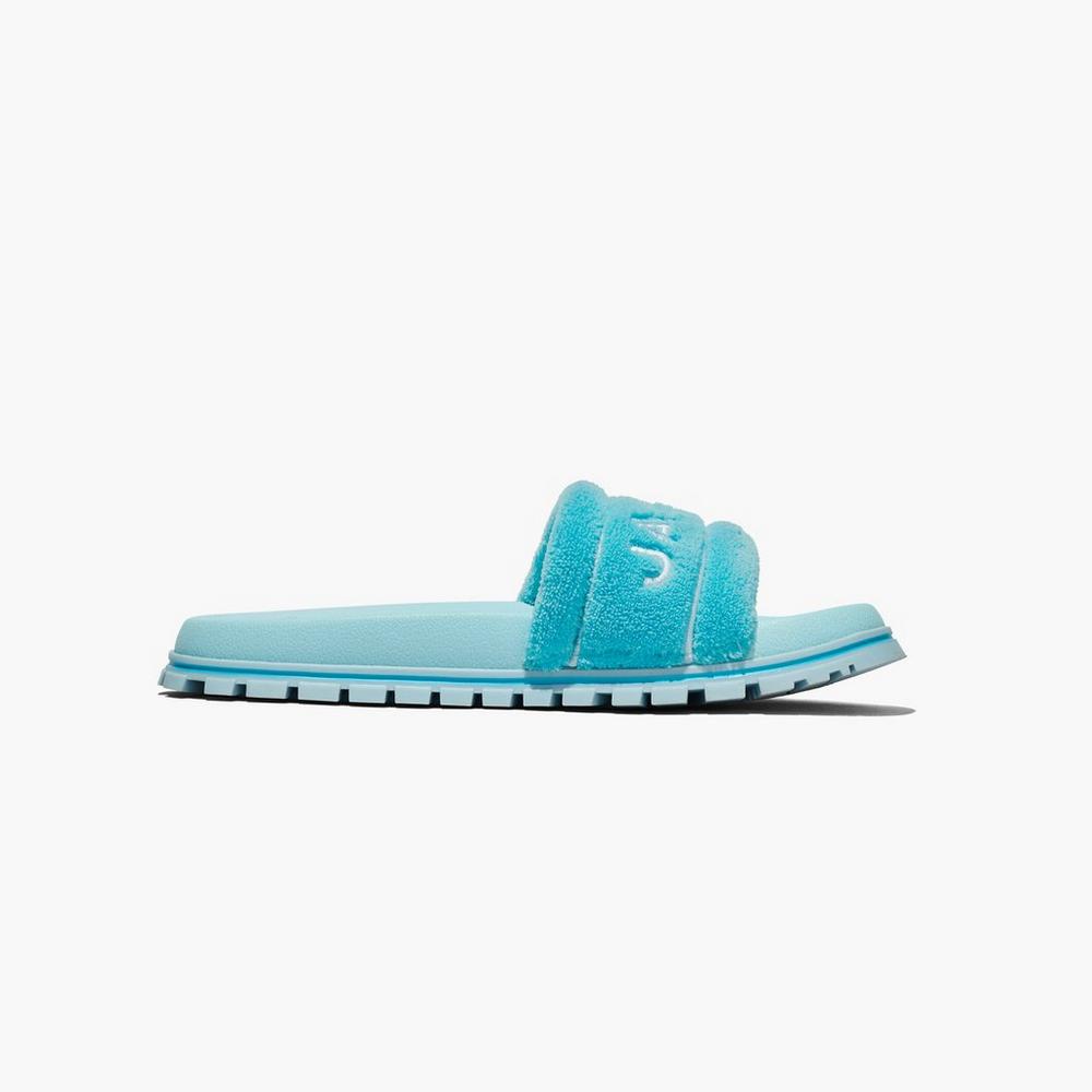 Marc Jacobs Terry Slide Damske Darkturquoise | OJDT-32948