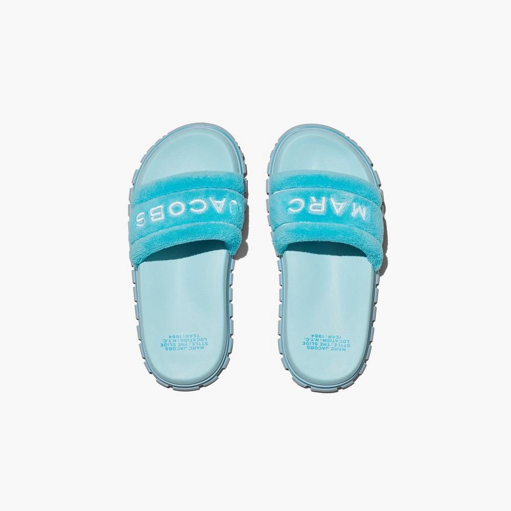 Marc Jacobs Terry Slide Damske Darkturquoise | OJDT-32948