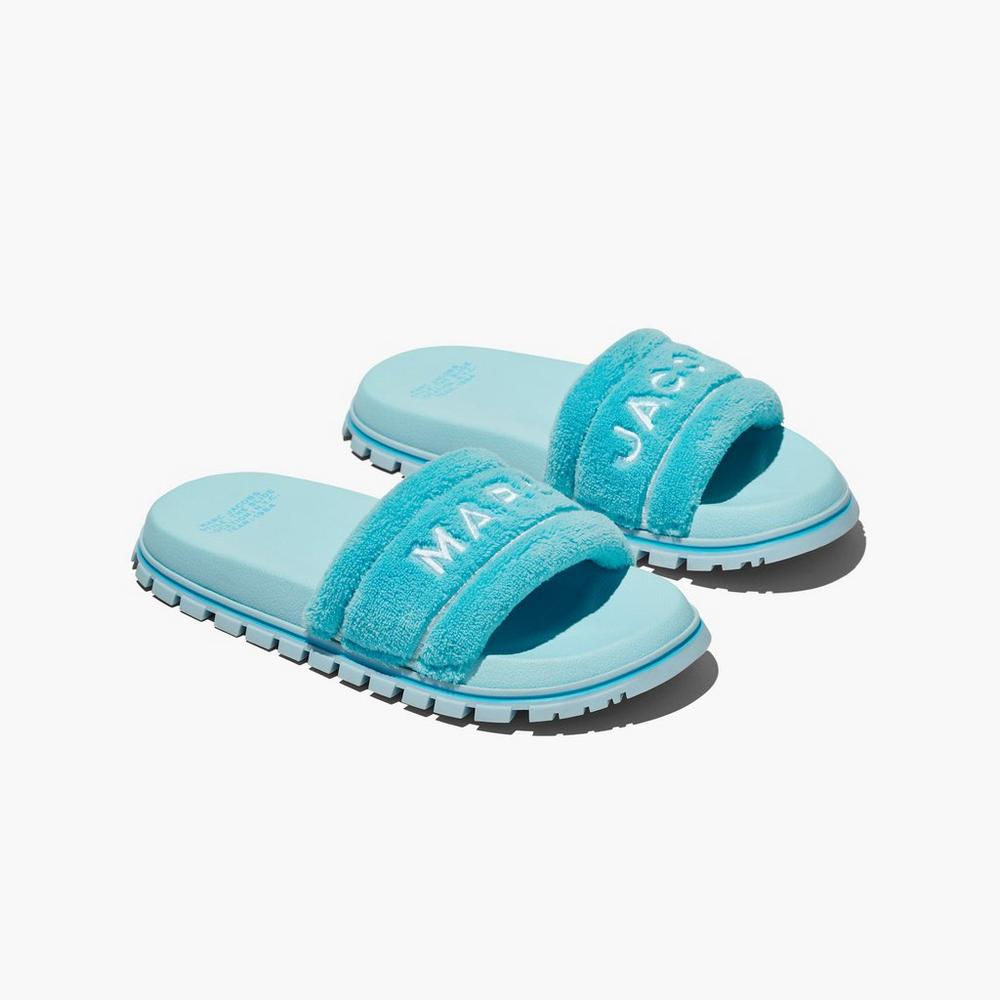 Marc Jacobs Terry Slide Damske Darkturquoise | OJDT-32948