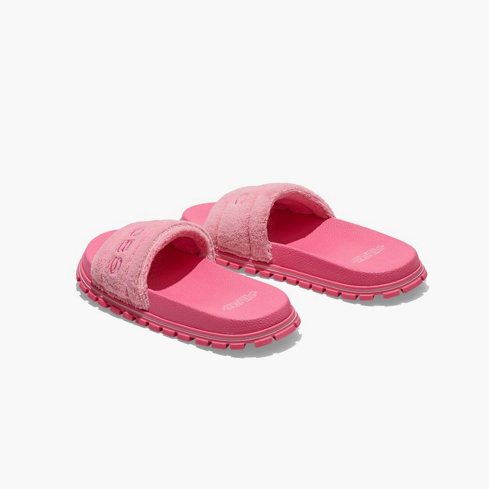 Marc Jacobs Terry Slide Damske Ruzove | DUXV-39401