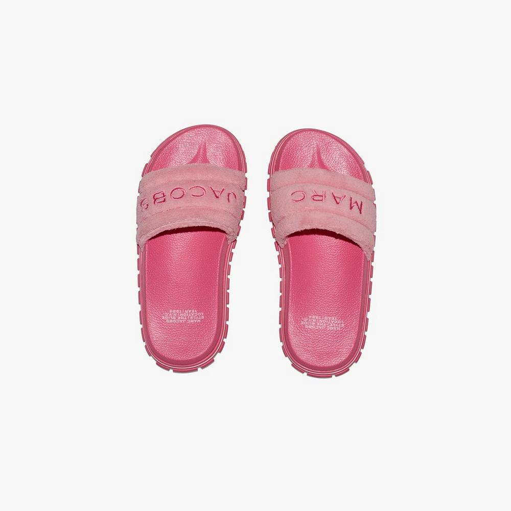Marc Jacobs Terry Slide Damske Ruzove | DUXV-39401