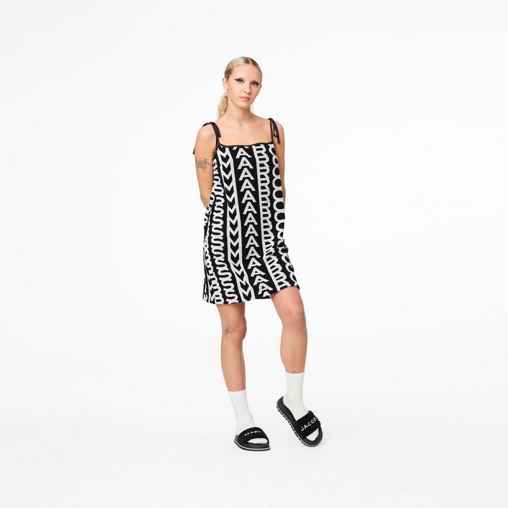 Marc Jacobs Terry Slide Damske Čierne | EUQA-90248