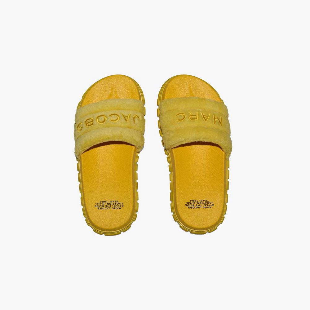 Marc Jacobs Terry Slide Damske Žlté | YRWS-53926
