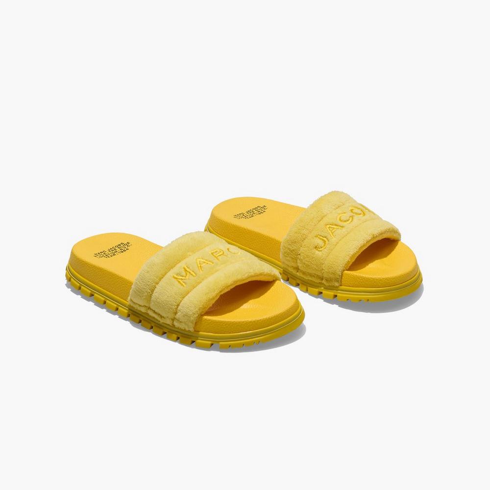 Marc Jacobs Terry Slide Damske Žlté | YRWS-53926