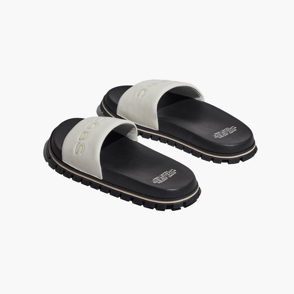Marc Jacobs The Slide Damske Biele | PYHD-04986