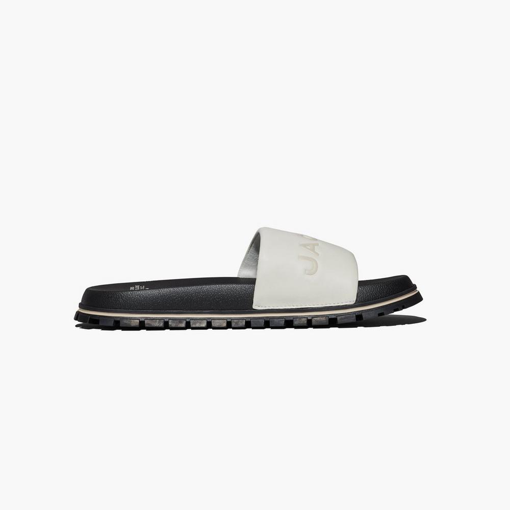 Marc Jacobs The Slide Damske Biele | PYHD-04986