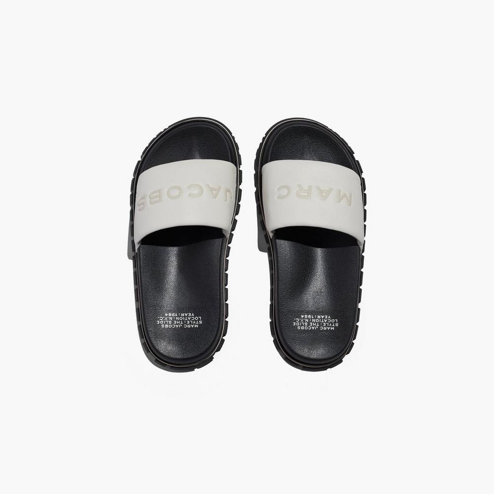 Marc Jacobs The Slide Damske Biele | PYHD-04986