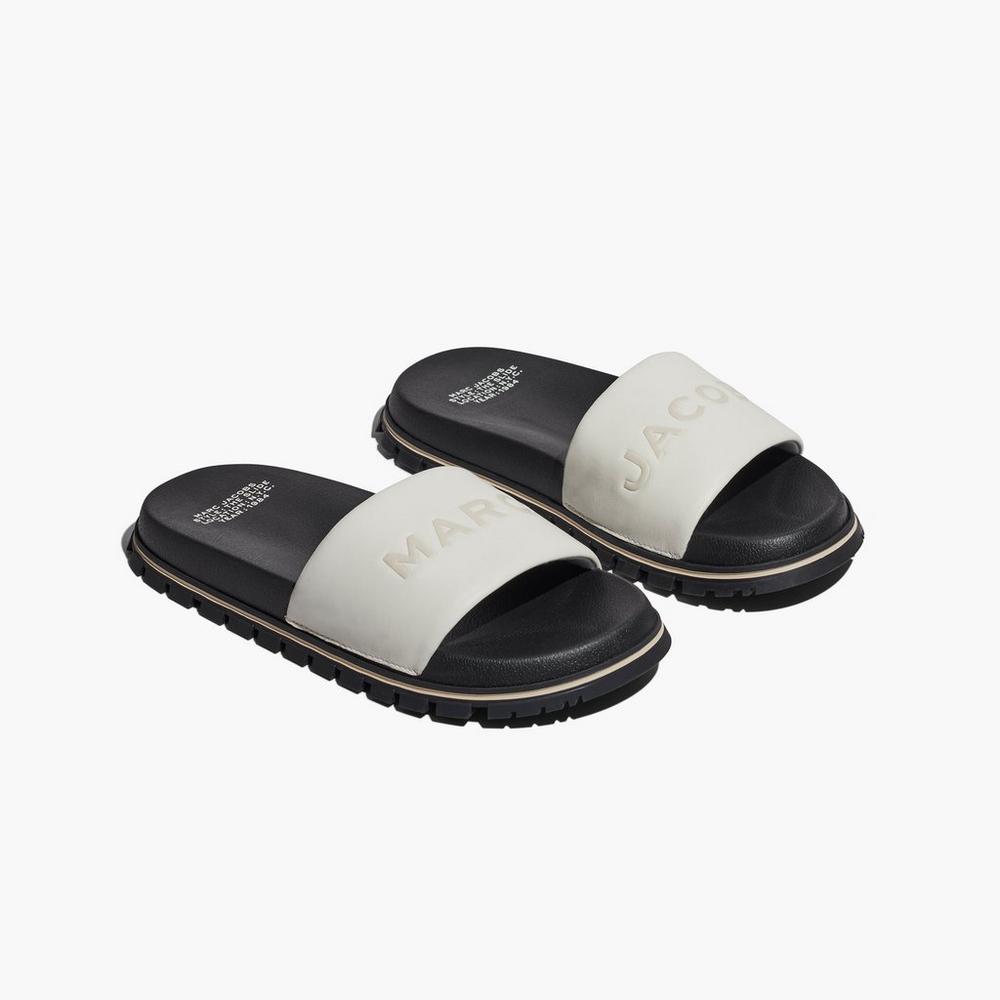 Marc Jacobs The Slide Damske Biele | PYHD-04986