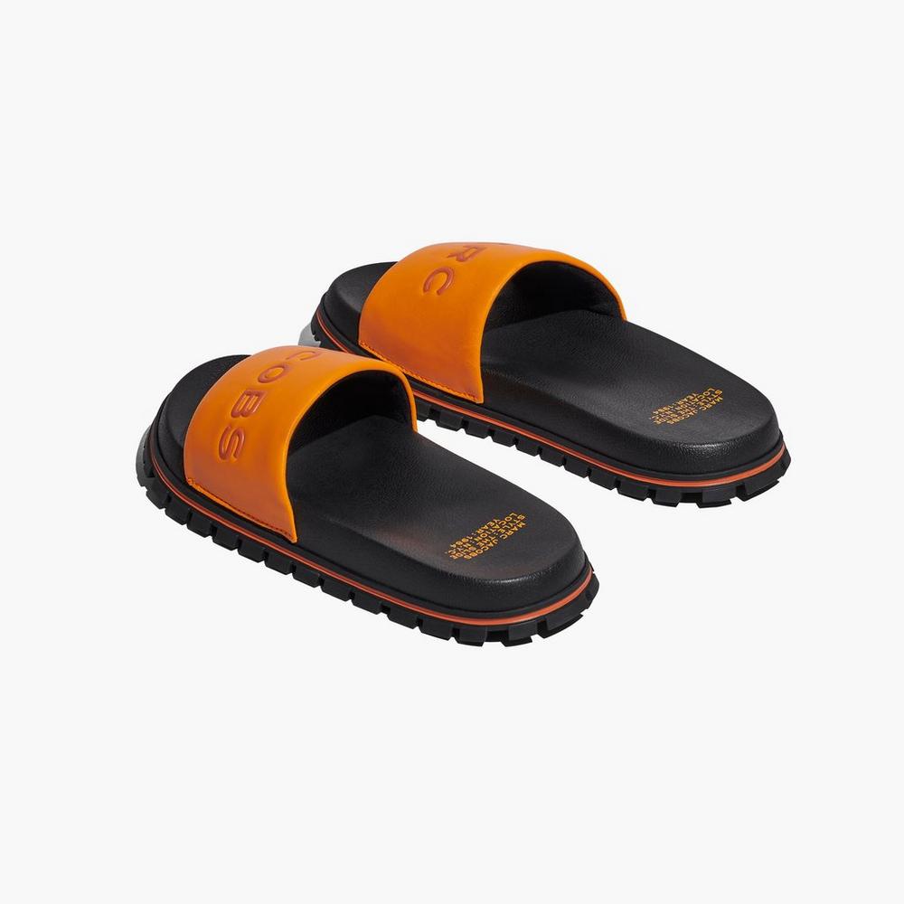 Marc Jacobs The Slide Damske Darkorange | GUOY-47809